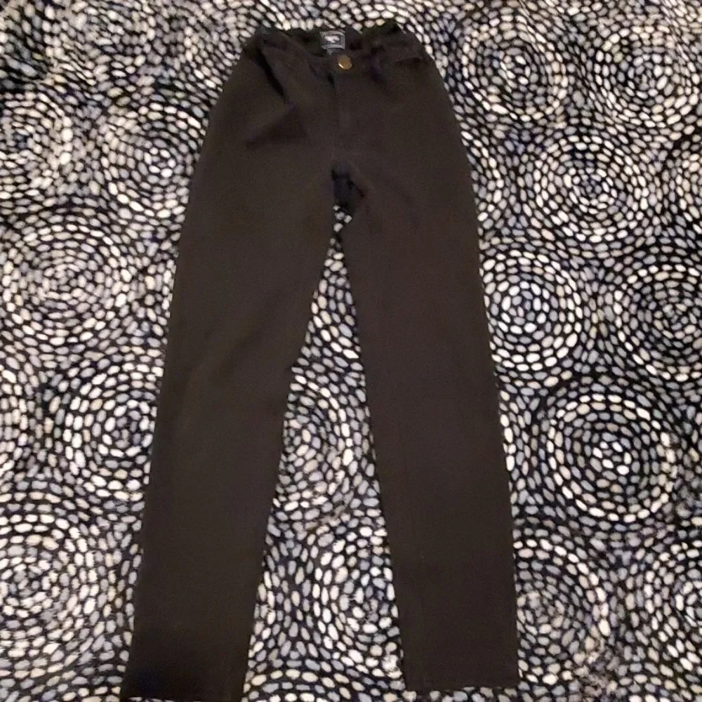 Gap kids black pants 10 adjustable waist